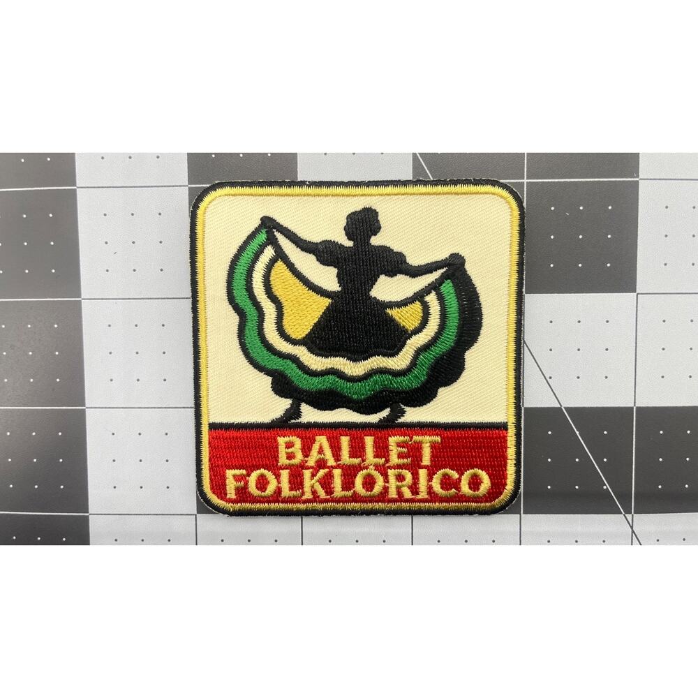 Ballet Folklorico 3” Iron On Embroidered Patch Badge Mexican Dancer Skirt Costum - Picture 3 of 4